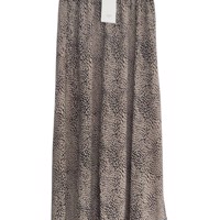 JDY lange rok beige zwart S