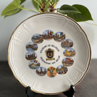 Vintage souvenirbord uit België