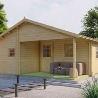 Blokhut - Tuinhuis Javea | 44 mm | onbehandeld