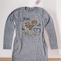 Seagull lange sweater panterprint you perfect glitter donker