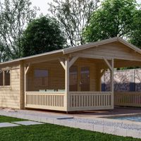Nieuw luxe blokhut 5×4+3
