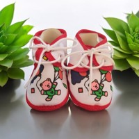 Junior Joy Babyschoenen rood beertje