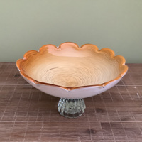 Glazen schaal  (3 verschillende lagen glas)