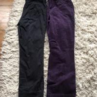 2 als nieuw 2 keer gedragen marine blauw en obergin