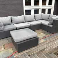 Loungeset grijs / antraciet 