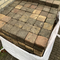 Trommelsteenjes voor terras