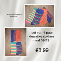 dames sokken bundel 4 paar 39/42