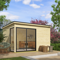 Blokhut Olivia 385x295 Onbehandeld vuren