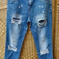 Ripped jeans, maat M/38