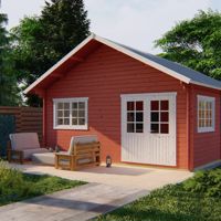 Blokhut - Tuinhuis Big Llanes | 44 mm | onbehandeld
