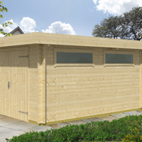 NIEUW Modern houten garage Canberra
