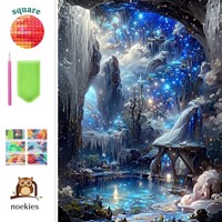 nr 63 Diamond Painting watervallen 50x40cm (vierkant)
