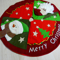 Grappig dik Kerstboom kleed(intratuin