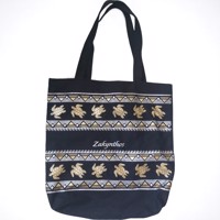 SDE collection strandtas zwart goud