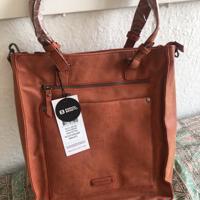 mooie nieuw verpakt dames tas kleur cognac