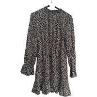 Zomer jurk met lange mouwen L