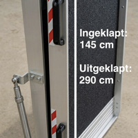 Oprijplaat Altec 290x100 Rampe Scootmobiel Rolstoel