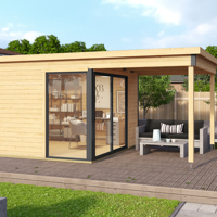 NIEUW Modern tuinhuis Domeo 2 Set