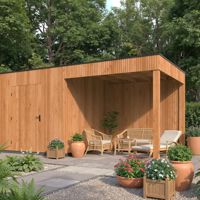 Tuinhuis Kubeline met luifel L280X590 CM