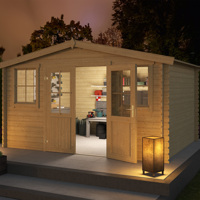 Blokhut Dallas 376x292 Onbehandeld vuren