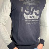 Jack&amp;Jones trui grijs/zwart 1975