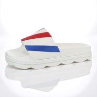 Slippers rood wit blauw 36