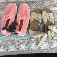 nieuwe zomerschoenen roze boot schoenen