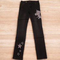 Seagull Wear - Stretchy - Skinny  - jeans zwart Unicorn 164