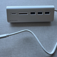 Satechi Aluminium USB 3.0 HUB en kaartlezer