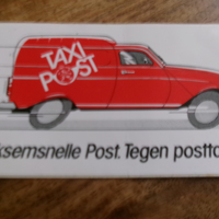 Sticker Taxi Post - Bliksemsnelle post