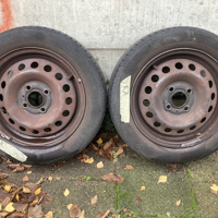 2x zomerbanden met velg 165/60 R14 75H vredestein