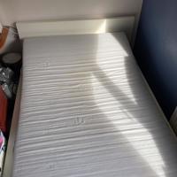 Malm Ikea bed 140x200. Met Sultan matras/topper 140x200x14.