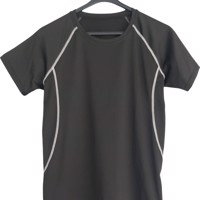 Stretchy sport shirt zwart XL