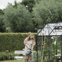 Tuinkas Mary I zwart VG 3mm