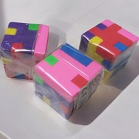 3x gum kubus puzzel 3x3cm