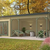 Blokhut - Tuinhuis Kukka | 40 mm | vuren onbehandeld