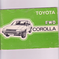 Instructieboek Toyota Corolla FWD 1983 handleiding  