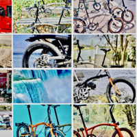 Brompton Riese Birdy Müller Fietsen voor mee per Auto naar Spanje Italië en Portugal 