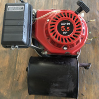 Benzinemotor voor stroomaggregaat GX 160 5.5 PK.