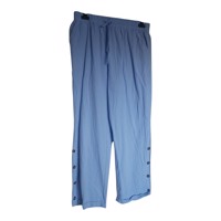 Zomer broek met knoopjes lichtblauw XXL