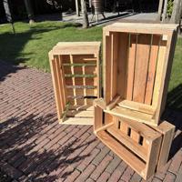 Van reycle hout kei stevige kistjes voor vele doeleinden