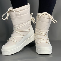 Snowboots beige dames