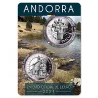 Andorra - 2x 1,25 euro 2024 in blister