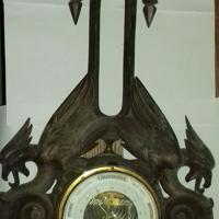 Schitterende antieke barometer.