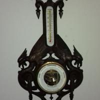 Schitterende antieke barometer.