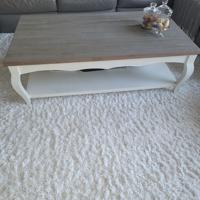Salontafel hout/wit