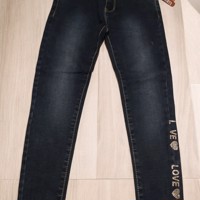 Grace - skinny - stretch - jeans Love Love blauw 122 ( mist 