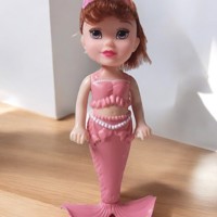 Mermaid zeemeermin pop roze 18cm