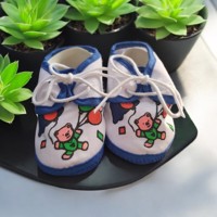 Junior Joy Babyschoenen donker blauw beertje