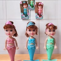 set van 3x Mermaid zeemeermin poppen 18cm